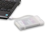 i-tec MySafe USB 3.0 Easy, Laufwerksgehäuse weiß/transparent