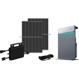 ALTERNATE Balkonkraftwerk-Set BKW800/880_BLACK FRAME 0% + AIO 2400 0% MWST, inkl. HMS-800W-2T WIFI, Zendure AIO 2400 All-In-One
