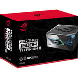 ASUS ROG Thor 1600W Titanium III EVO (ROG Equalizer), PC-Netzteil schwarz, 2x 12 Pin High Power GPU, 4x PCIe, Kabelmanagement, 1600 Watt