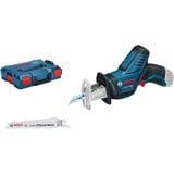 Bosch Professional Akku-Säbelsäge GSA 12 V-14 Professional, 12Volt blau/schwarz, ohne Akku und Ladegerät, in L-BOXX