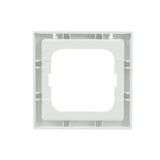 Busch-Jaeger Rahmen einfach mit senkrechter Beschriftung weiß, Retail