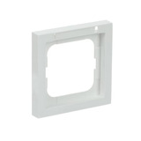 Busch-Jaeger Rahmen einfach mit senkrechter Beschriftung weiß, Retail