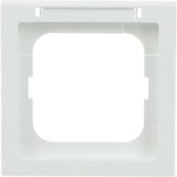 Busch-Jaeger Rahmen einfach mit senkrechter Beschriftung weiß, Retail