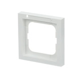 Busch-Jaeger Rahmen einfach mit senkrechter Beschriftung weiß, Retail