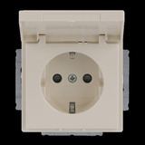 Busch-Jaeger Schutzkontakt Steckdosen Einsatz weiß, Retail