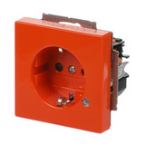 Busch-Jaeger Schutzkontakt Steckdosen Einsatz mit LED Kontrolllicht orange, Retail