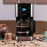 Cecotec Coffee 66 Drop & Touch, Filtermaschine edelstahl/schwarz, 950 Watt