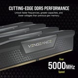 Corsair DIMM 128 GB DDR5-6400 (2x 64 GB) Dual-Kit, Arbeitsspeicher schwarz, CMH128GX5M2B6400C42, Vengeance RGB, INTEL XMP