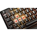 Corsair K70 CORE TKL WIRELESS, Gaming-Tastatur schwarz, DE-Layout, Corsair MLX Red v2
