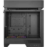 DeepCool CL660, Tower-Gehäuse schwarz/holz, Tempered Glass