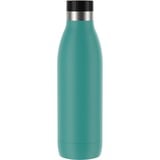 Emsa BLUDROP Color Isoliertrinkflasche 0,7 Liter, Thermosflasche petrol, Edelstahl