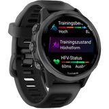 Garmin Garmin Forerunner 570 42mm   Black/Slate Grey, Smartwatch schwarz/dunkelgrau, 42 mm, Silikon-Amband