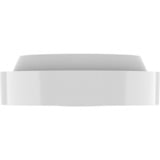 Gira Rauchwarnmelder Basic Q Label mit integrierter Funktionstaste und Störanzeige, Rauchmelder weiß, Retail