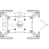 HAGOR HA Flex-Lock Wallmount, Halterung schwarz