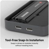  Hyper Drive Next USB4 M.2 PCIe Enclosure, Laufwerksgehäuse schwarz