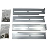 Inter-Tech 26" Teleskopschienensatz für IPC-Gehäuse, Einbauschienen silber