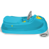 Jamara Snow Play - Bob Ralley 100 cm mit Lenkrad und Bremse, Schlitten blau