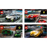 LEGO Speed Champions Bundle, Konstruktionsspielzeug Beinhaltet: LEGO 76900, 76901, 76906 und 76907