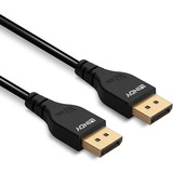 Lindy DisplayPort 1.4 Kabel, Slim schwarz, 2 Meter