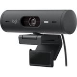 Logitech Brio 500, Webcam schwarz, Graphite