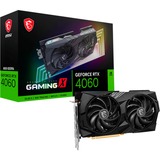 MSI GeForce RTX 4060 GAMING X 8G, Grafikkarte DLSS 3, 3x DisplayPort, 1x HDMI 2.1