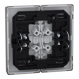 Merten Doppelwippe zweiteilige Wippe für Serien- und Doppeltaster-Einsatz grau, Retail