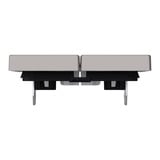 Merten Doppelwippe zweiteilige Wippe für Serien- und Doppeltaster-Einsatz grau, Retail