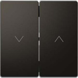 Merten Wippe für Rollladenschalter, einteilige Wippe, lackierter Thermoplast, matt, Typ MEG3855-6034 anthrazit, Retail