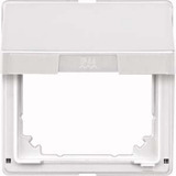 Merten Zwischenring Aquadesign mit Klappdeckel, Befestigung/Montage weiß, Retail