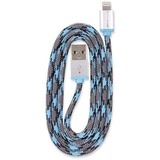 OWC Premium Braided Lightning > USB Kabel blau/grau, 1 Meter