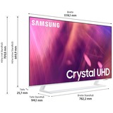 SAMSUNG GU-50AU9089, LED-Fernseher 125 cm(50 Zoll), weiß, UltraHD/4K, AMD Free-Sync, HD+