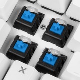 Sharkoon SKILLER SGK3 White, Gaming-Tastatur weiß, DE-Layout, Kailh Blue