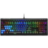 Sharkoon SKILLER SGK60, Gaming-Tastatur schwarz, US-Layout, Kailh Box White