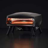 Witt Pizzaofen ETNA Rotante 16" Control Mat Black schwarz (matt), für Pizzen bis ca. Ø 40cm, rotierender Pizzastein