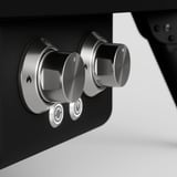 Witt Pizzaofen ETNA Rotante 16" Control Mat Black schwarz (matt), für Pizzen bis ca. Ø 40cm, rotierender Pizzastein