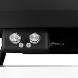 Witt Pizzaofen ETNA Rotante 16" Control Mat Black schwarz (matt), für Pizzen bis ca. Ø 40cm, rotierender Pizzastein