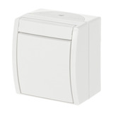 0 Kreuzschalter 2601/7 W-54 weiß (matt), Retail