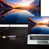 ATEN USB Adapter, USB-C Stecker > HDMI 4K Buchse grau/schwarz