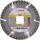 Bosch X-LOCK Diamanttrennscheibe Standard for Universal, Ø 115mm Bohrung 22,23mm