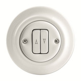 Busch-Jaeger Jalousietaster Einsatz Porzellan 2022/4 UJ-64 weiß, Retail