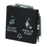 Busch-Jaeger Klingeltaster Einzelgerät Do Not Disturb Make Up Room schwarz, Retail