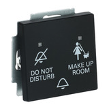 Busch-Jaeger Klingeltaster Einzelgerät Do Not Disturb Make Up Room schwarz, Retail