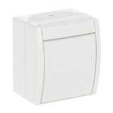 Busch-Jaeger Kreuzschalter 2601/7 W-54 weiß (matt), Retail