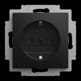 Busch-Jaeger Steckdosen Einsatz 20 EUCR-915 schwarz, Retail