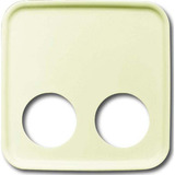 Busch-Jaeger Zentralscheibe, Rahmen weiß, Retail