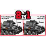 COBI Panzer 38(t) / (ČKD) LT vz.38, Konstruktionsspielzeug 