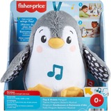 Fisher-Price Flatter & Wackel Pinguin, Kuscheltier schwarz/weiß