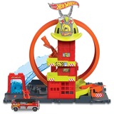 Hot Wheels City Super Fire Station, Rennbahn inkl. 1 Spielzeugauto
