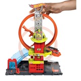 Hot Wheels City Super Fire Station, Rennbahn inkl. 1 Spielzeugauto