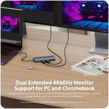  HyperDrive Next 11 Port USB-C Hub, Dockingstation dunkelblau, USB-C, HDMI, USB-A